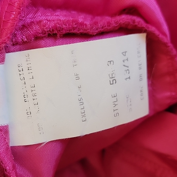 Vintage Fushia Gown - Picture 11 of 12